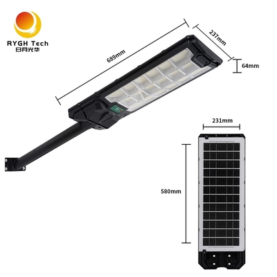 Radar Induktion Solar LED Straßenlicht 18W Fernbedienung Außenbeleuchtung für Straßen Innenhof Bürgersteig