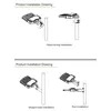 80ra Natürliche Farbwiederherstellung 300W LED Straßenlaterne Autobahn Platz Verfügbar