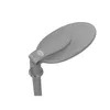 Outdoor-Hochmast-Polleuchte silbergrau Aluminium 120W LED-Straßenleuchten für öffentliche Parks