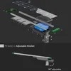 Öffentliche Straße Hochleistung 120W 150W Aluminium Aio Integrierte LED Solarstraßenleuchte