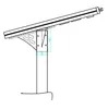 Straßenbeleuchtung Mikrowellensensor All-in-One Integrierte 60W Alumbrado Publico Solar Lampe Solar LED Straßenlaterne