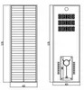 Regierungsprojekt 8m 9m Komplettset 100W Solar Induktions-Straßenlaterne