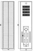Wasserdichter Bewegungssensor 9m 10m 120W Industrielle Solar-Straßenlaterne