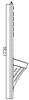 Regierungsprojekt 10m 12m 170lm/W 200W 200 Watt LED Aluminium Solarstrom Straßenlicht