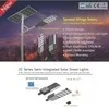 Außenbereich Integrierte Panel Öffentliche Beleuchtung 50W LED Luminaria Solar Straßenlaterne