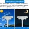 Outdoor Wasserdichte Aluminium Weiß 50 Watt Solar LED Gartenleuchte