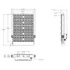 Premium 300W LED Flutlichtstrahler Mehrzweck-Profi-Außenbeleuchtung