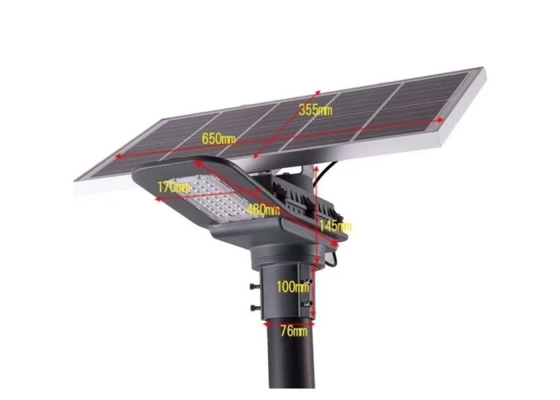 Straßenlaterne-SolarFernbedienung hohen Lumen-der im Freien angetriebene LED