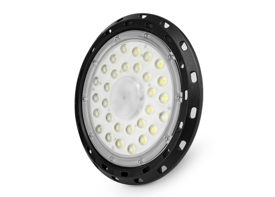 Schwärzen Sie die 100 Watt-das UFO geführte hohe Bucht-Licht, das Öffnungswinkel 60° 90°120° unterbringt