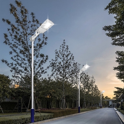Wasserdichtes 50W alle in einem integrierte Solarstraßenlaterne5200LM mit Polen