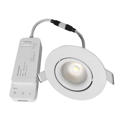 38/60° Öffnungswinkel Smart LED Downlights 8w, das/sich verdunkelt, Farbtemperatur justierbar