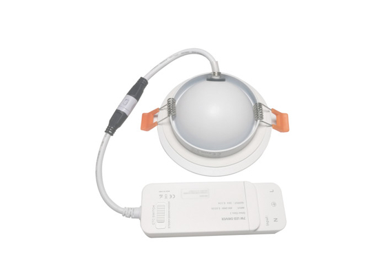 Aluminiumlampen-Körper vertiefte justierbare geführte PFEILER Downlights 7W CCT Taiji CSP Technologie