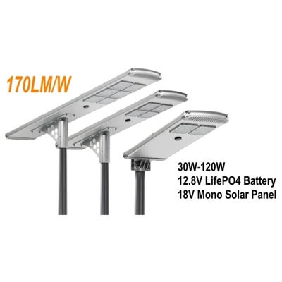 Hohe Lumen-angetriebene Straßenlaternesolar im Freien 170lm/w 60W SMD IP65 für Straße