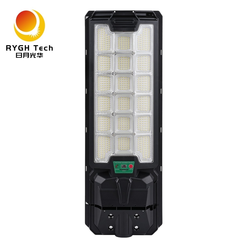 Radar Induktion Solar LED Straßenlicht 18W Fernbedienung Außenbeleuchtung für Straßen Innenhof Bürgersteig