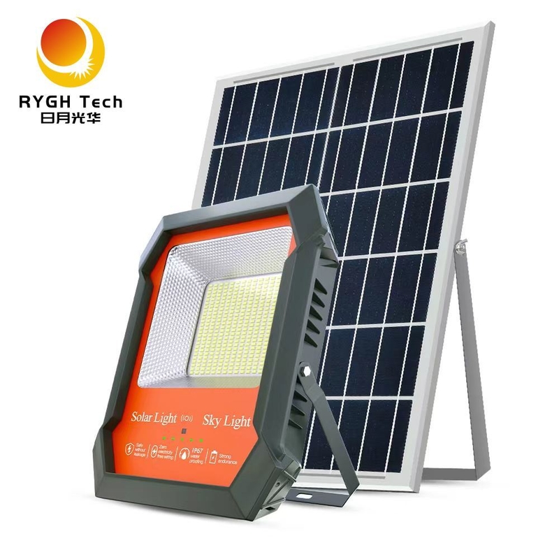 Intelligente Lichtsteuerung plus Fernbedienung mit 5730 LED-Chips mit hohem Lumen 2 Jahre Garantie Solar-LED-Flutlicht