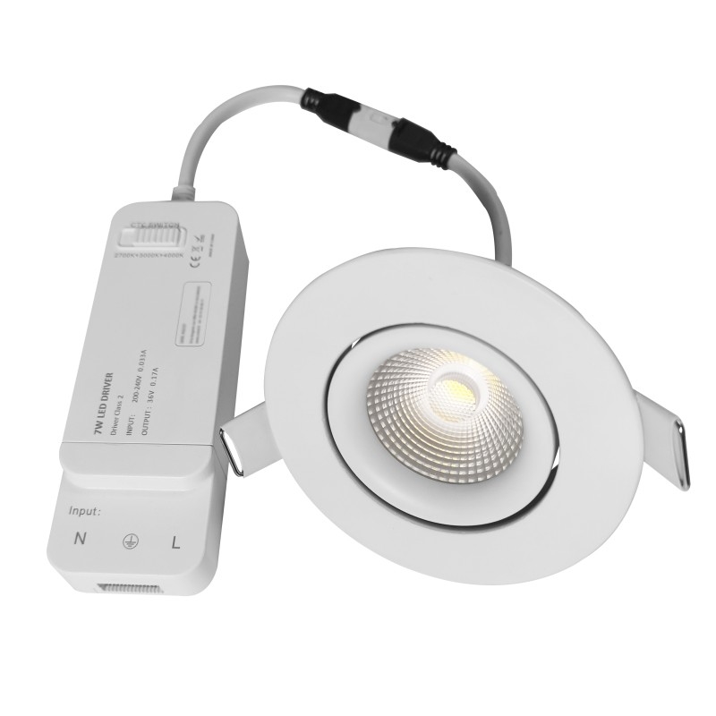 Blendschutzsystem Smarts LED Downlights UGR TUYA im Freien 7 Watt PFEILER für Hotel