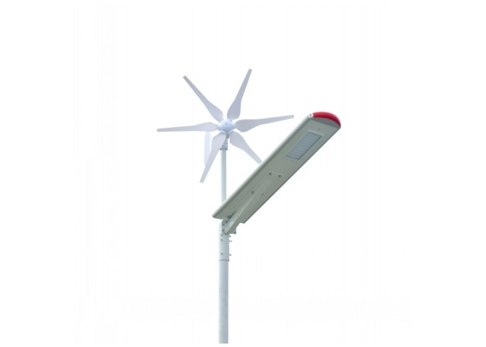 Sonnenwind-hybride hohe Leistung führte Straßenlaterne, Sonnenkollektor-Straßenlaterne2700-6500K